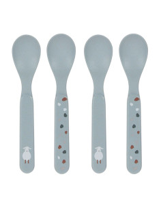 Детски комплект лъжици за хранене Lassig Tiny Farmer - Little Forest, 4 броя 2