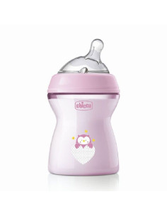 Шише CHICCO Natural feeling 250 мл момиче 0м+ N0242