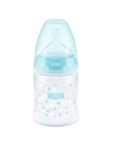 NUK First Choice РР Шише Temperature control 150мл. силиконов биберон 0-6 мес. микс - Син