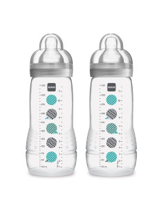 Шише MAM Easy active 330ml 2бр. сиви 2