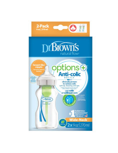 Шише Dr.Browns Wide-Neck Options+ 2бр. 270 ml. 2