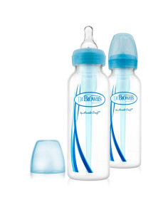 Шише Dr.Browns Narrow-Neck Options 250 ml. 2 бр.Сини