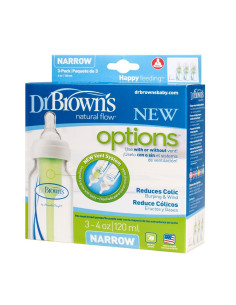 Шише Dr.Browns Narrow-Neck Options 120 ml. 3бр. 2