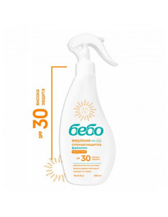 Слънцезащитна емулсия фамилия SPF 30 300мл БЕБО 1188