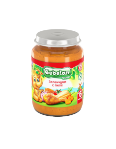 Бебешко пюре Bebelan Пилешко с Пащърнак и Зеленчуци 5м+ 190гр. 1116