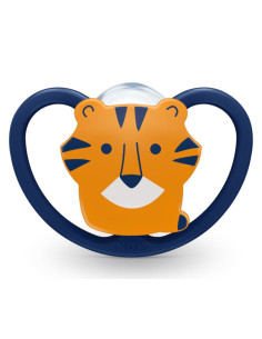 Бебешка силиконова залъгалка Nuk Space 6-18м., асортимент