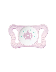 Залъгалка Chicco Physio Micro, момиче, 0-2 м. 2 бр.