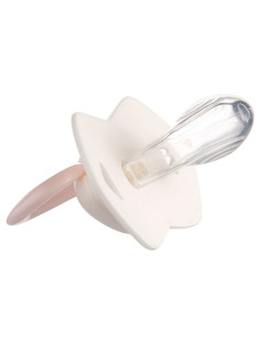 Комплект от симетрични силиконови залъгалки Canpol Royal Baby, 2 броя, 6-18 м, розови