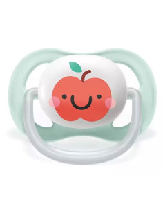 Ортодонтични залъгалки Philips-Avent Ultra Air, 2 броя, със стерилизаторна кутия, ябълка/круша, 0-6м 2