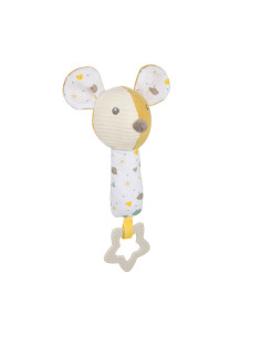 Мека играчка със свирка и чесалка Canpol Mouse