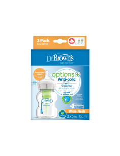 Шише Dr. Browns WB52600-ESX, Options+ РР, 150 мл, 2 броя