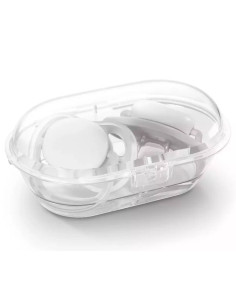 Ортодонтични залъгалки Philips-Avent Ultra Air Animals, 2 броя, със стерилизаторна кутия, момиче, 0-6м