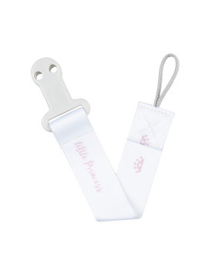 Клипс за залъгалка с лента Canpol Royal Baby, розов 2