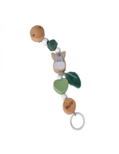 Дървен държач за залъгалка Eichhorn HIPP Dummy Chain