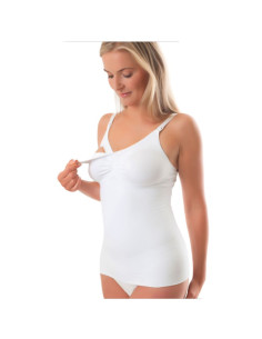 Бюстие за бременни и майки бяло Babyono Размер S-XL 507B 2