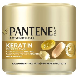PANTENE Repair & Protect Keratin Възстановяваща, маска за коса, за суха, чуплива или третирана коса, 500 мл
