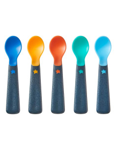 Лъжички за самостоятелно хранене от бебето Tommee Tippee, 6м+, 5 броя 2