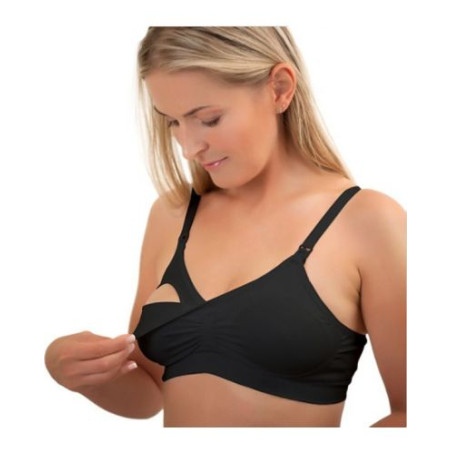 Сутиен за бременни и кърмачки Babyono черен F80-85