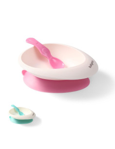 Купа с вендуза и лъжица BabyOno Be Active