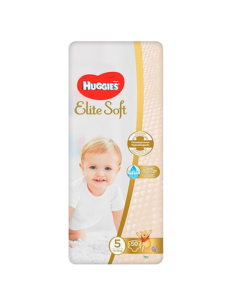 Бебешки пелени HUGGIES Extra Care 5, 15-22 кг, 50 броя
