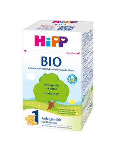 БИО преходно мляко за кърмачета Hipp Bio 1 600гр.