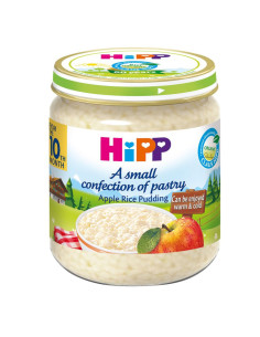 БИО Плодов десерт Hipp мляко с ориз и ябълка 200гр.