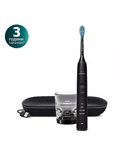 Philips Sonicare Звукочестотна четка за зъби Diamond Clean, серия 9000, черна HX9911/09