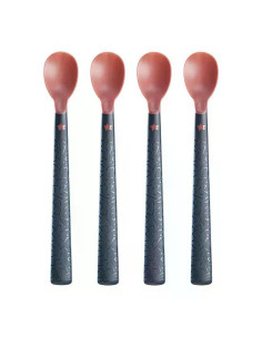 Комплект от 4 броя Термосензорни лъжици Tommee Tippee с удължени дръжки, 4м+