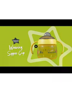 Неразливаща се чаша с мек накрайник и с дръжки SuperStar Weaning Sippee Cup, с антибактериално покритие Bacshield, 190 мл, 4м 2