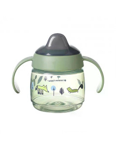 Неразливаща се чаша с мек накрайник и с дръжки SuperStar Weaning Sippee Cup, с антибактериално покритие Bacshield, 190 мл, 4м