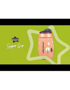 Неразливаща се чаша с твърд накрайник SuperStar Sippee Cup, с антибактериално покритие Bacshield, 390 мл, 12м+, жълта 2