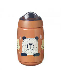 Неразливаща се чаша с твърд накрайник SuperStar Sippee Cup, с антибактериално покритие Bacshield, 390 мл, 12м+, оранжева