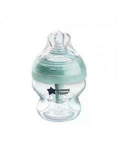 Самостерилизиращо се шише за хранене Tommee Tippee Advanced Anti-Colic+, 150 мл, 0м+, с иновативна система за намаляване на к