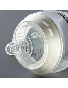 Комплект от 2 броя Биберони Tommee Tippee Natural Start ЗВЕЗДА, с бърз поток, с прорез за по-гъсти храни, подходящи за бебета 2