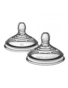 Комплект от 2 броя Биберони Tommee Tippee Advanced Anti-Colic+ Fast flow, 3 капки, бърз поток за бебета на възраст 6+ месеца