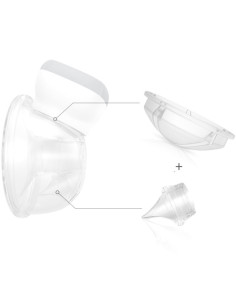 Резервна част BabyOno Shelly силиконова приставка за кърмене и клапа KIT I