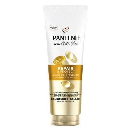 PANTENE Repair & Protect Възстановяващ, балсам, за суха, увредена или третирана коса, 230 мл