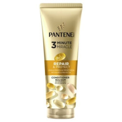 PANTENE Repair & Protect Възстановяващ, балсам, за суха, увредена или третирана коса, 220 мл