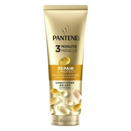 PANTENE Repair & Protect Възстановяващ, балсам, за суха, увредена или третирана коса, 220 мл
