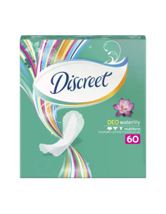 DISCREET Део Водна Лилия Мултиформ, ежедневни дамски превръзки, 60 бр.