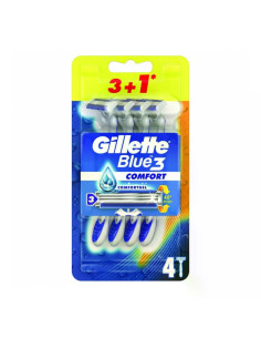 GILLETTE Blue3 Comfort, еднократна, самобръсначка, 3+1бр.