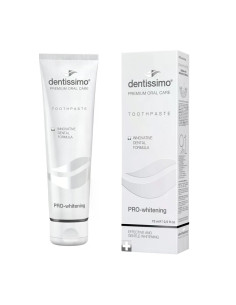DENTISSIMO Pro-Whitening избелваща, паста за зъби, 75 мл