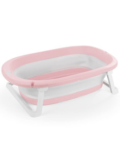 Сгъваема бебешка вана DOLU Розова 7260