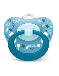 NUK Биберон залъгалка силикон 18-36 мес. 1бр Signature + кутийка за съхранение и стерилизация в микровълнова - Зелен 2