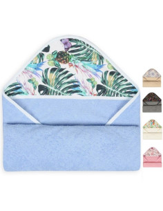 Хавлия за баня Baby Matex Maxi Print с качулка 100х100 см, 0343