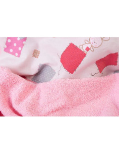 Хавлия за баня Baby Matex Maxi Print с качулка 100х100 см, 0343 2