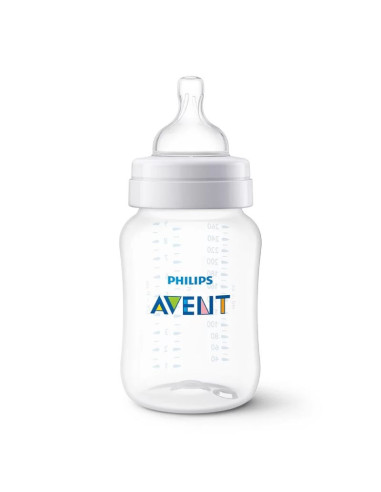 Бебешко шише за хранене Avent Anti-Colic, 1 м+, 260 мл., SCY103/01