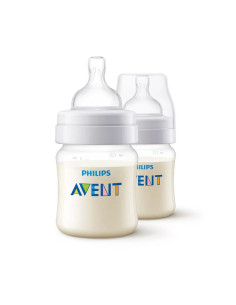 Комплект бебешки шишета за хранене Avent Anti-Colic, 2 бр., 0 м+, 125 мл., SCY100/02