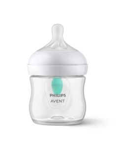Бебешко шише за хранене Avent Natural Response с клапа AirFree, 125 мл., 0+ месеца, SCY670/01