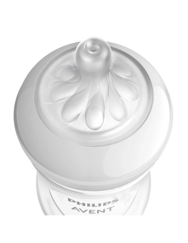 Бебешко шише за хранене Avent Natural Response 330 мл., 3+ месеца SCY906/01